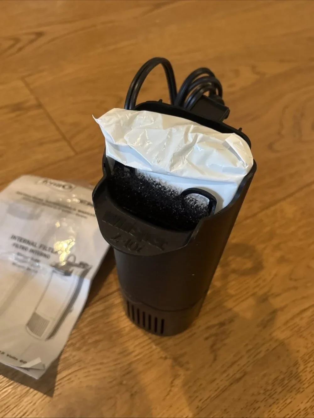 TETRA Whisper 2-10i Internal Power Filter for a 10 Gallon Aquarium New No Box